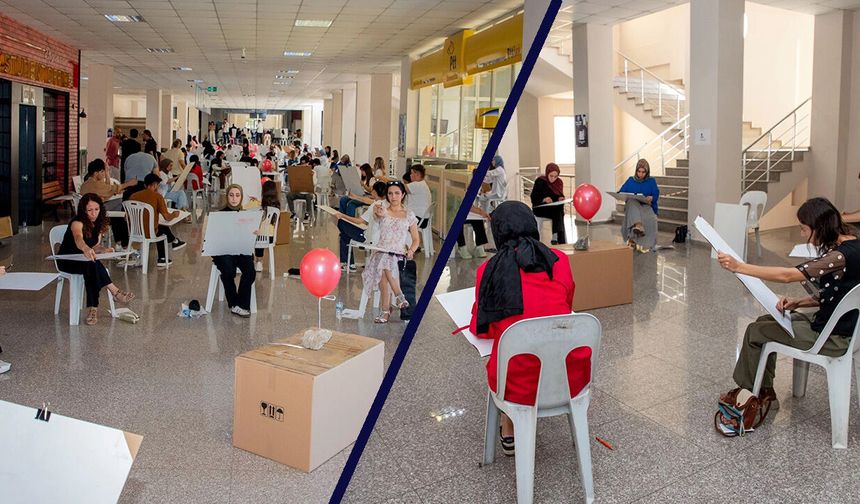 EBYÜ’de Resim Bölümü İçin Yetenek Sınavı Heyecanı