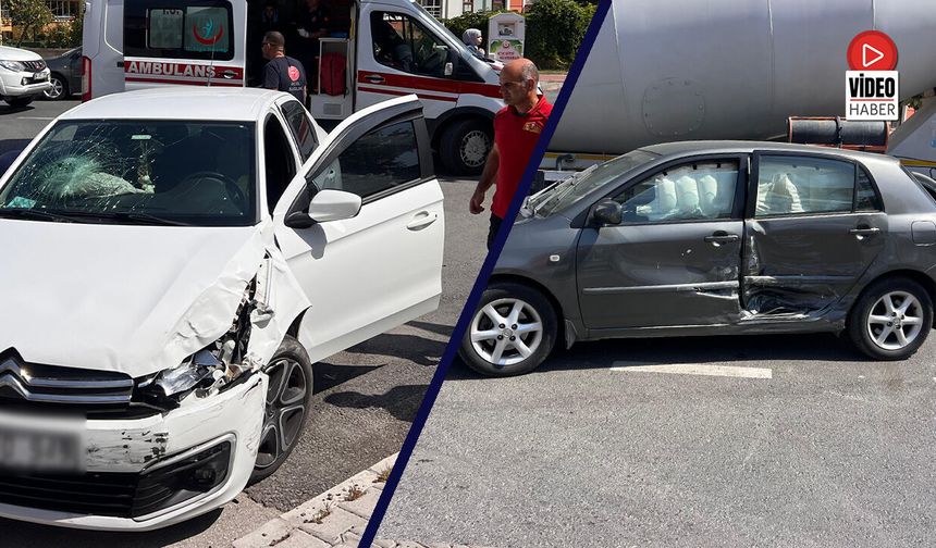 Ergenekon Mahallesi’nde Kaza: 2 Hafif Yaralı