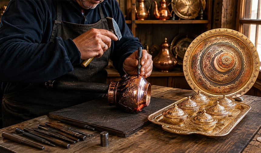 Erzincan Bakırı Usta Ellerde Yüzyıllardır Yaşatılıyor