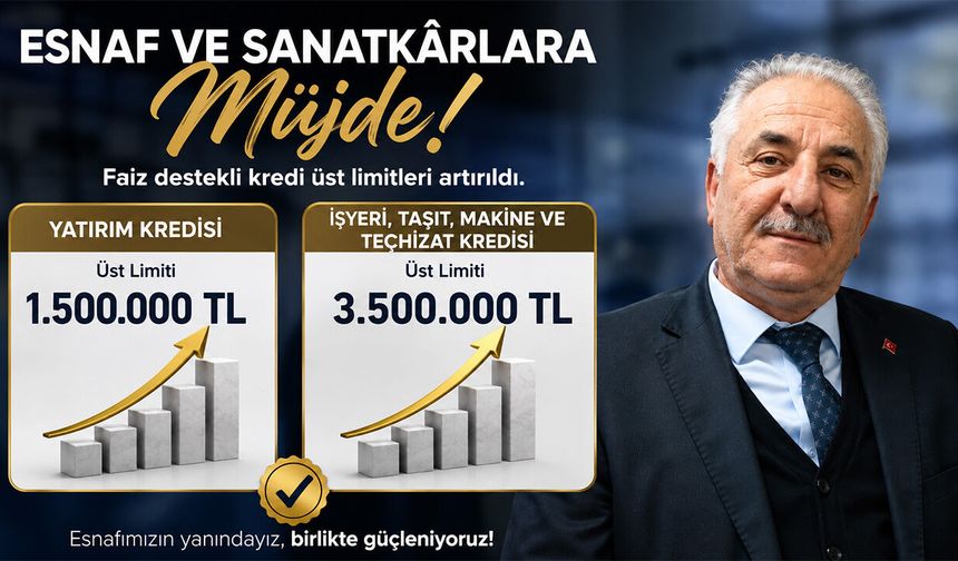 Faiz Destekli Kredilerde Üst Limitler Artırıldı