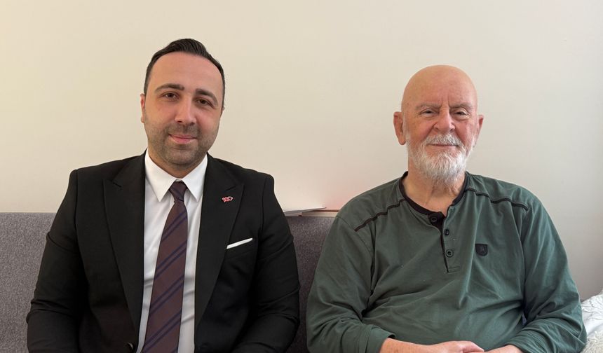 İletişim Bölge Müdürü Mert Ödeş’ten Mustafa Kutlu’ya Geçmiş Olsun Ziyareti