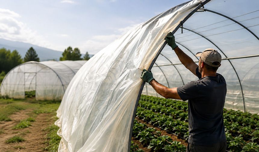 Erzincan'da Sera Üreticilerine %50 Hibeli Örtü Desteği
