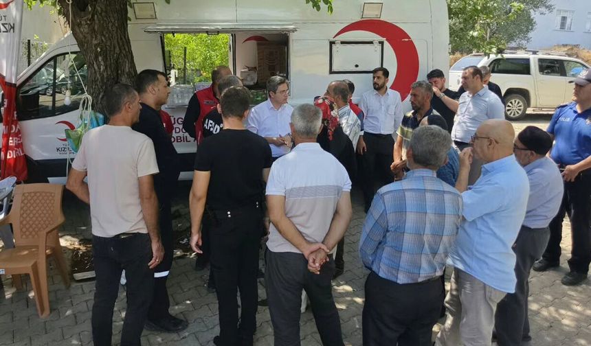 Kışlacık Köyünde Yangın Sonrası Çalışmalar Sürüyor