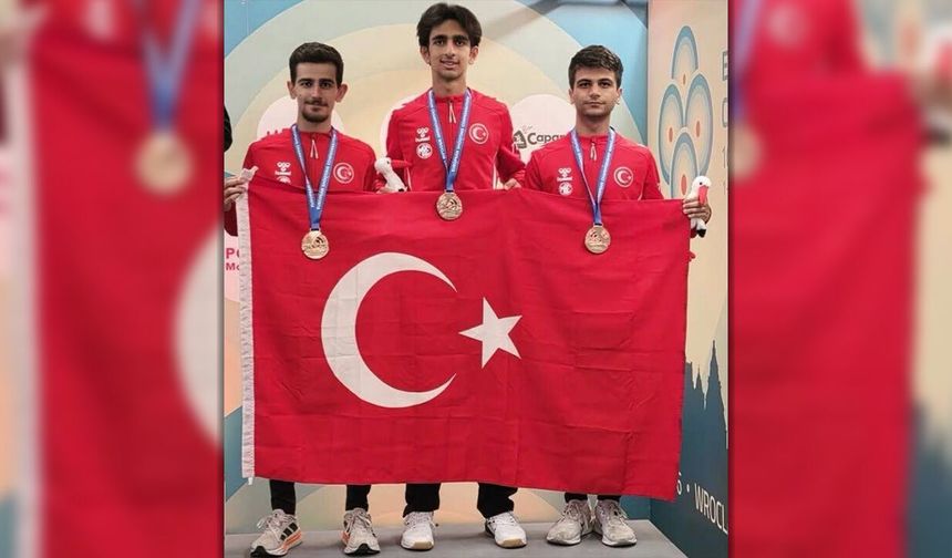 Erzincanlı Milli Atıcı Avrupa Üçüncüsü Oldu