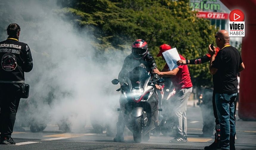 Erzincan'da Drag Yarışları Nefes Kesti