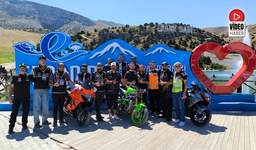 Motosiklet Tutkunları Ergan Dağı'nda Buluştu