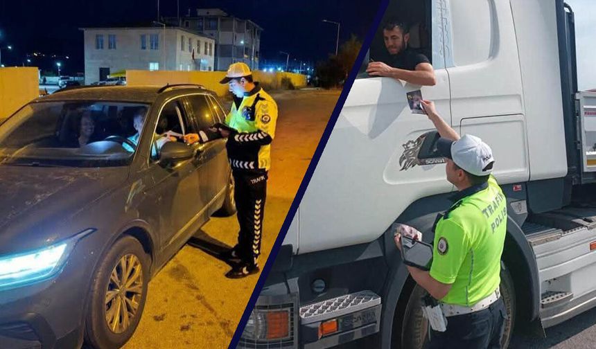 Sakaltutan ve Kızıldağ’da Trafik Güvenliği Denetimi