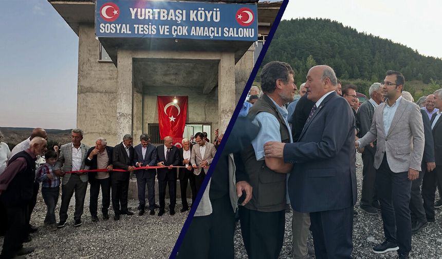Yurtbaşı Köyü’nde Köy Konağı Hizmete Açıldı