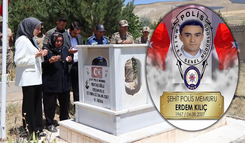 Şehit Polis Memuru Erdem Kılıç Unutulmadı