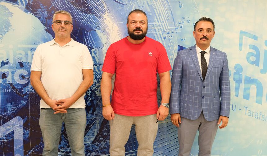Kamu-Sen Erzincan Heyetinden Ajans Erzincan'a Ziyaret