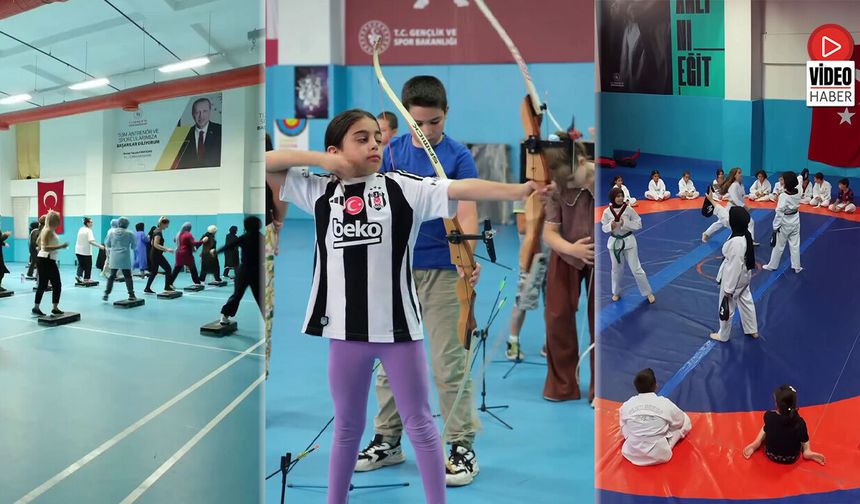 Erzincan'da Yaz Spor Okullarına Yoğun İlgi