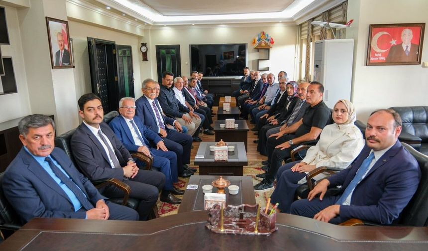 MHP Heyetinden Başkan Aksun’a Ziyaret