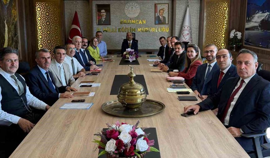 Erzincan'da İlçe Milli Eğitim Müdürleri Kurulu Toplantısı Yapıldı
