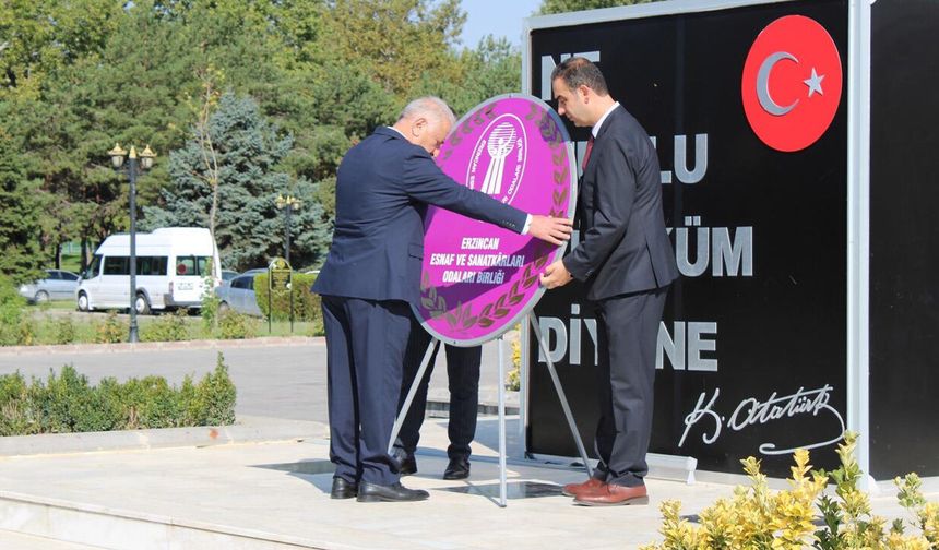 Erzincan’da Ahilik Haftası Atatürk Anıtı’nda Başladı