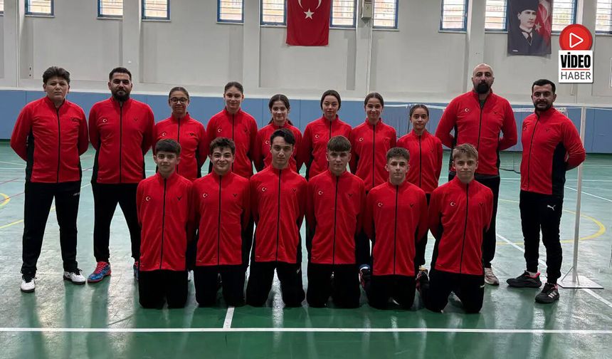 Erzincan'da Milli Badmintoncuların Avrupa Mesaisi