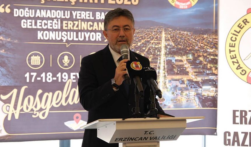 Bakan Yumaklı, Erzincan Basın Çalıştayı’na Katıldı