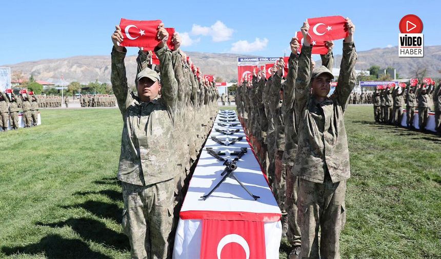 Erzincan'da Bedelli Erler İçin Yemin Töreni Düzenlendi