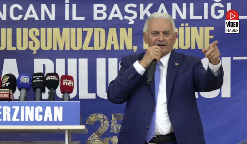 Binali Yıldırım’dan Erzincan’a Hızlı Tren Mesajı