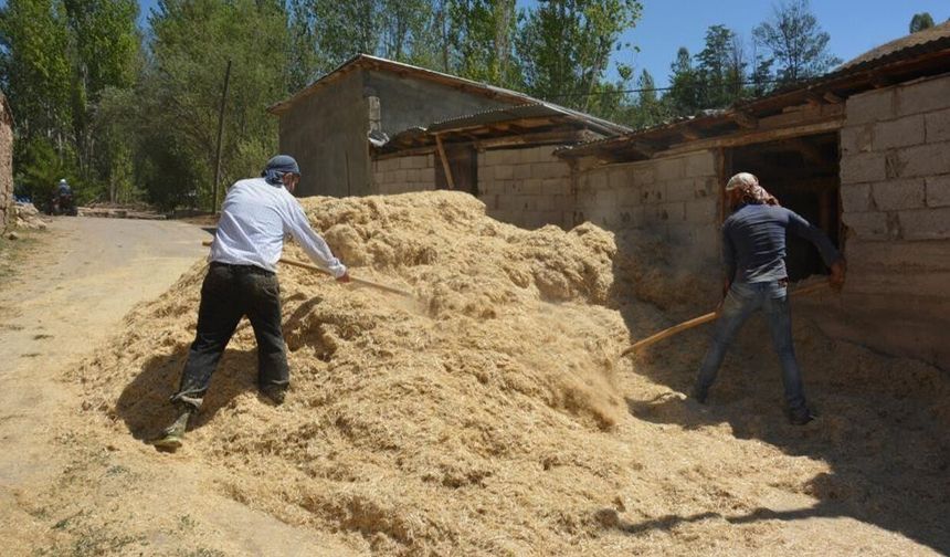 Erzincan'da Çiftçinin Kış Hazırlığı Sürüyor