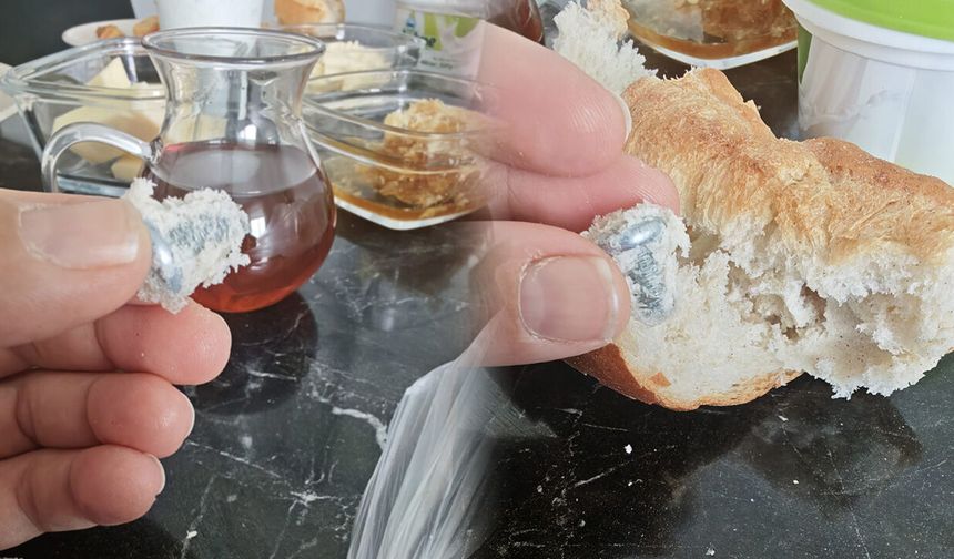 Erzincan’da Ekmeğin İçinden Vida Çıktı