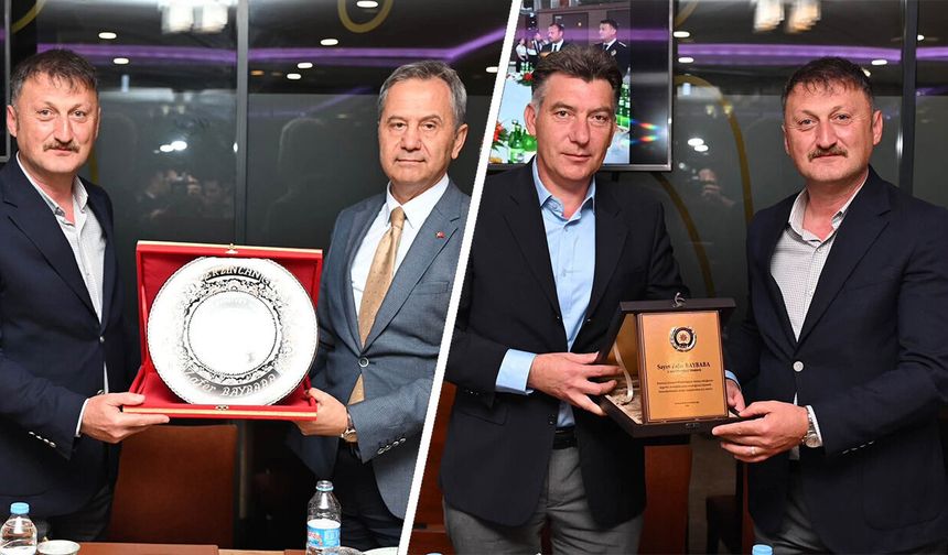 Zafer Baybaba İçin Erzincan’da Veda Yemeği