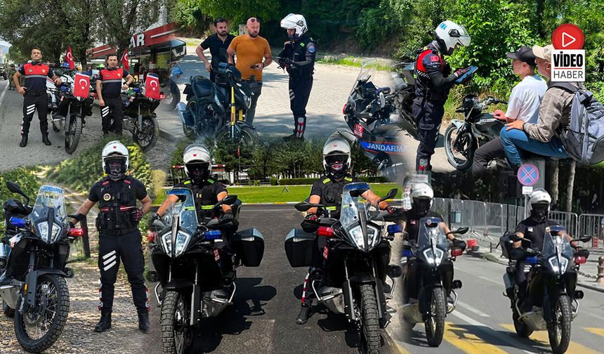 Erzincan’ın Huzuru İçin Motosikletli Jandarma Timleri Sahada