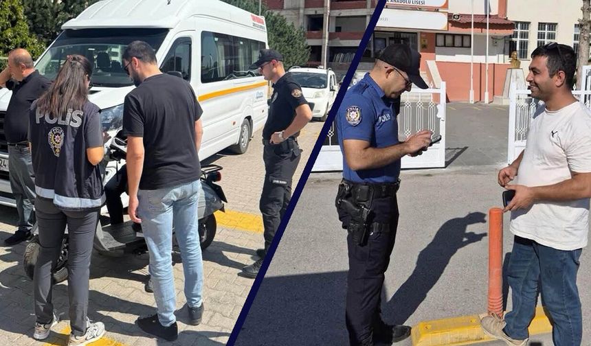Erzincan’da Okul Çevreleri ve Servis Araçları Denetlendi