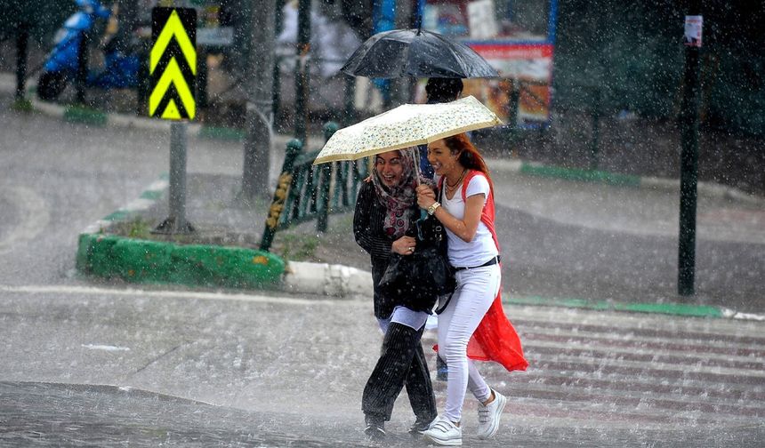 Erzincan İçin Sağanak Uyarısı