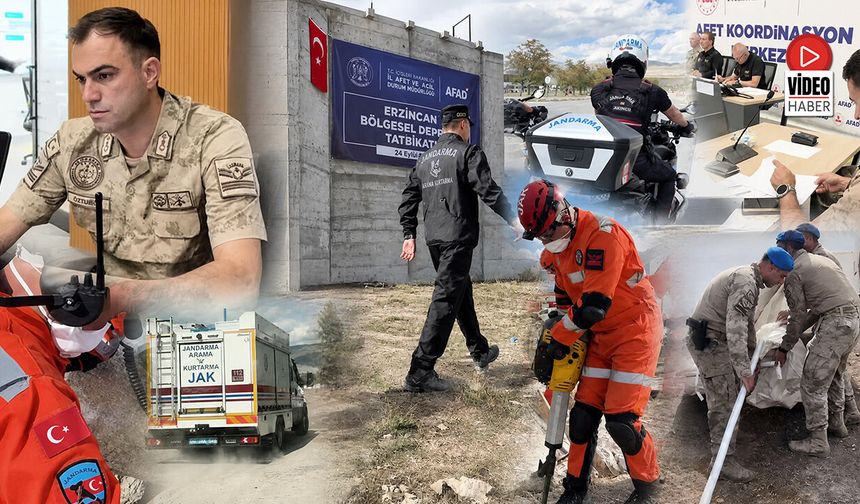 Erzincan Jandarması Her An Göreve Hazır
