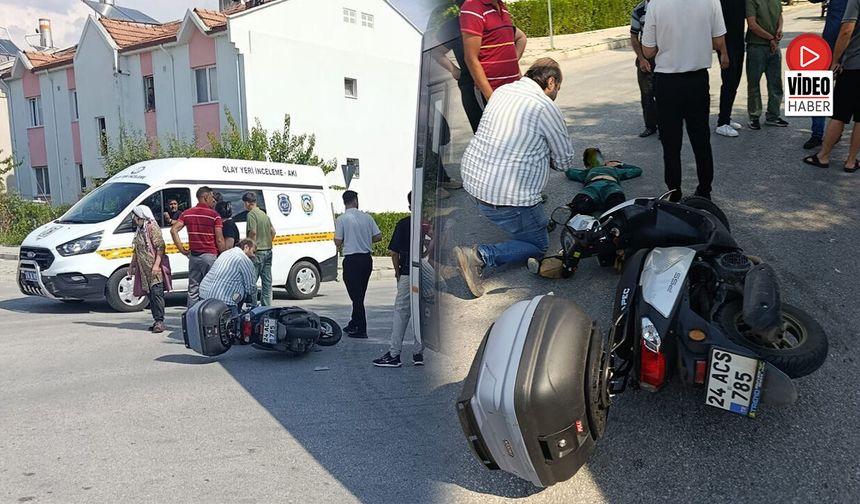 Erzincan'da Midibüs İle Motosiklet Çarpıştı: 1 Yaralı