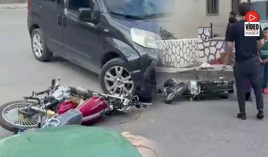 Uğurhan Tunçata Caddesi’nde Motosiklet Kazası