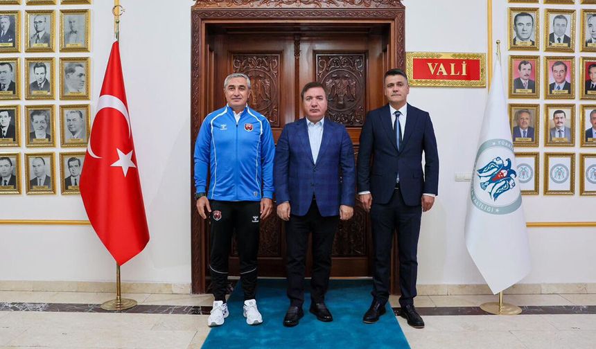 Vali Aydoğdu’dan Erzincanspor’a Başarı Dileği