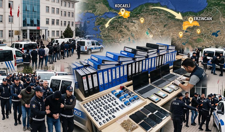 Erzincan Dahil 9 İlde Vergi Kaçakçılığı Operasyonu