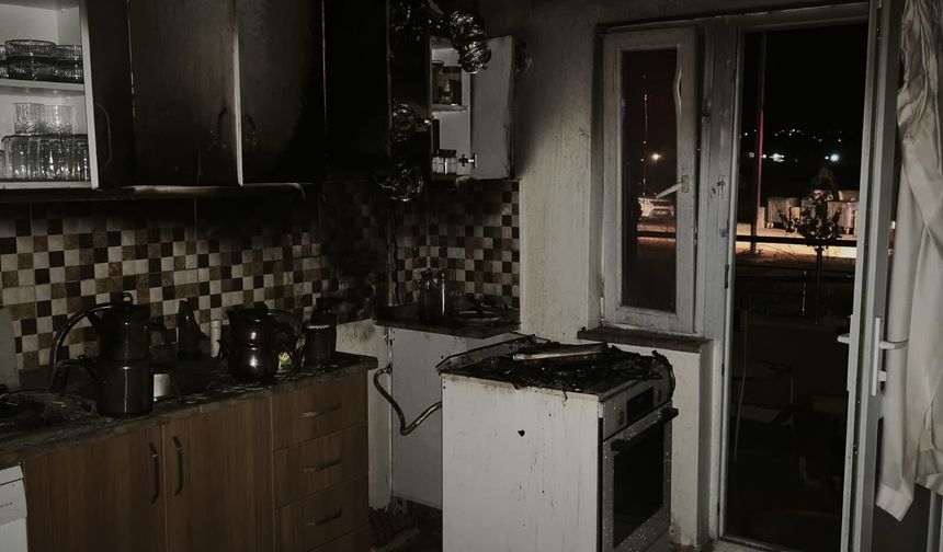 Cezaevi Lojmanında Yangın