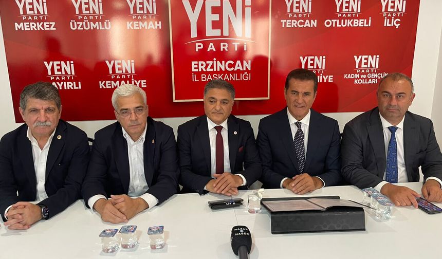 Yeni Parti Heyeti Erzincan'da