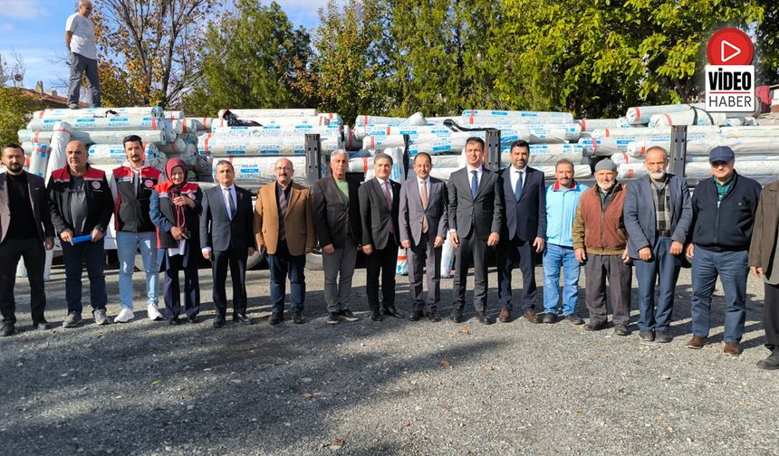 Çiftçilere Plastik Sera Örtüsü Desteği