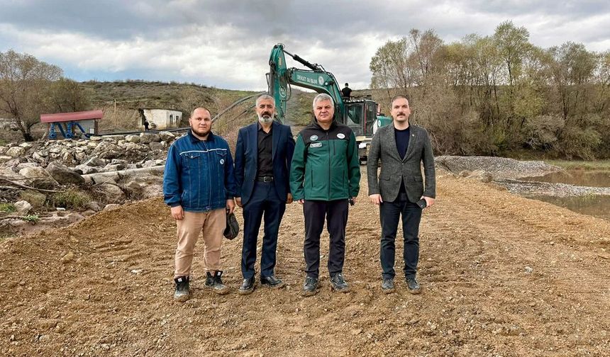 DSİ 8. Bölge Müdürü Oğuzhan Yavuz'dan Yerinde İnceleme