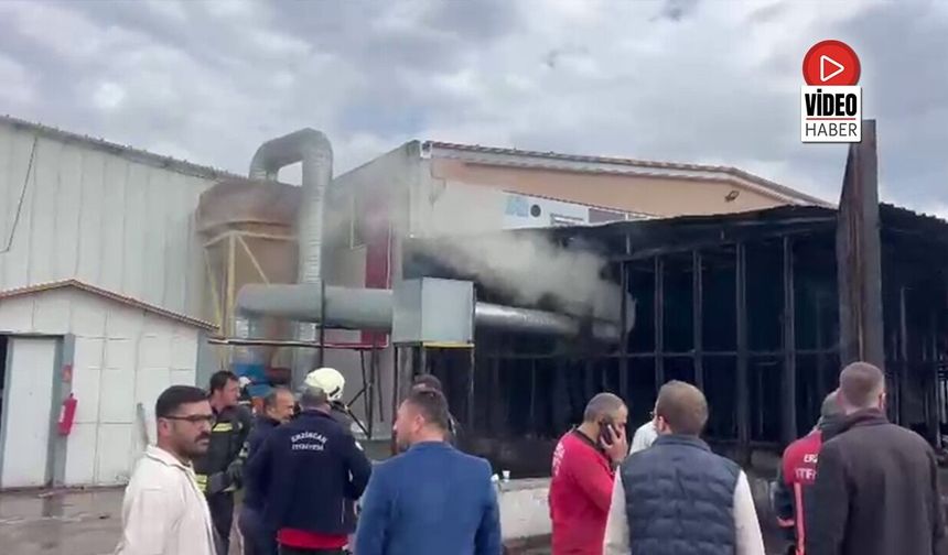 OSB’deki Pelet Fabrikasında Yangın
