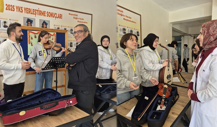 Erzincan Fen Lisesinde Müzik Dolu Etkinlik