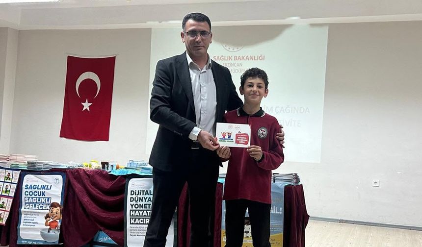 Erzincan’da Öğrenciler Sağlık Elçisi Oldu