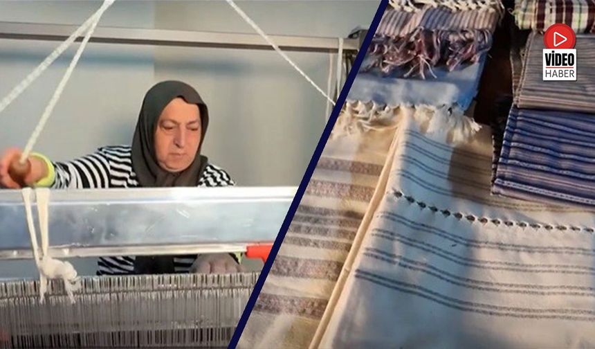 Kemaliye’de Gazenne Kumaşı Geleneği Yaşatılıyor