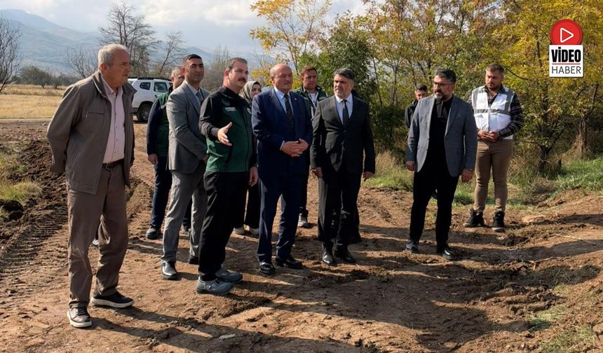 Arazi Toplulaştırma Projesinde Altyapı Çalışmaları Devam Ediyor
