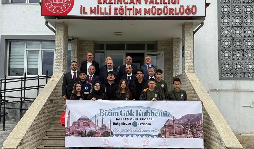 İstanbul’dan Erzincan’a “Kardeş Okul” Buluşması