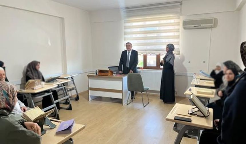 İl Müftüsü Yazıcı Hafızlık Öğrencileriyle Buluştu