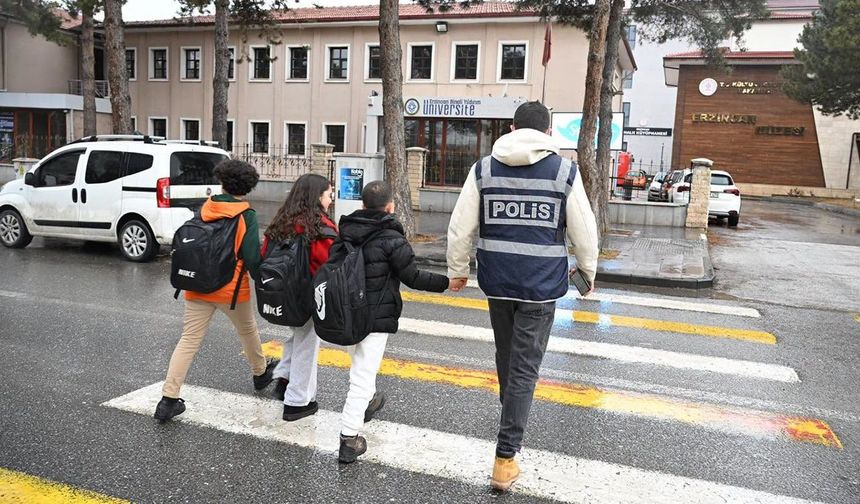 Erzincan'da Okullarda Güvenli Eğitim İçin Denetimler Sürüyor