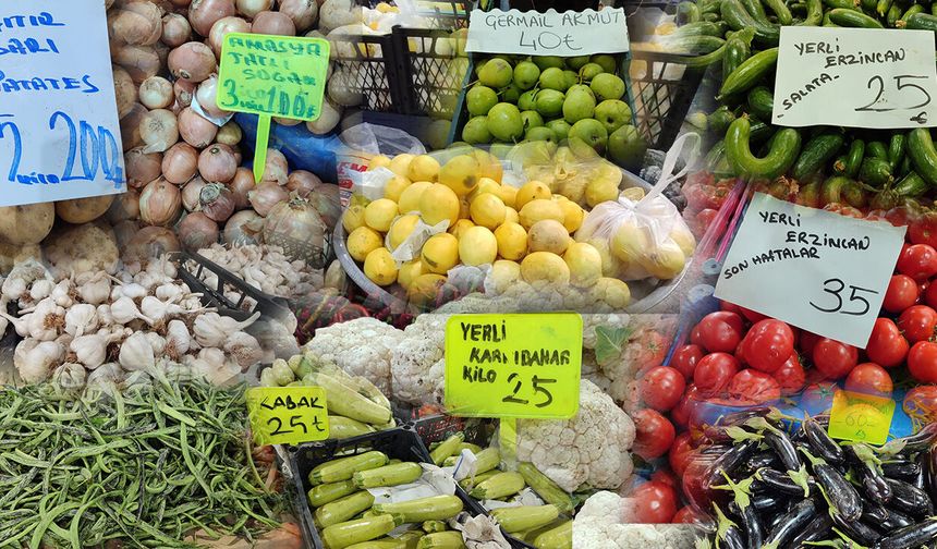 TZOB Verileri Açıklandı: Erzincan Pazarında Fiyatlar Ne Durumda?