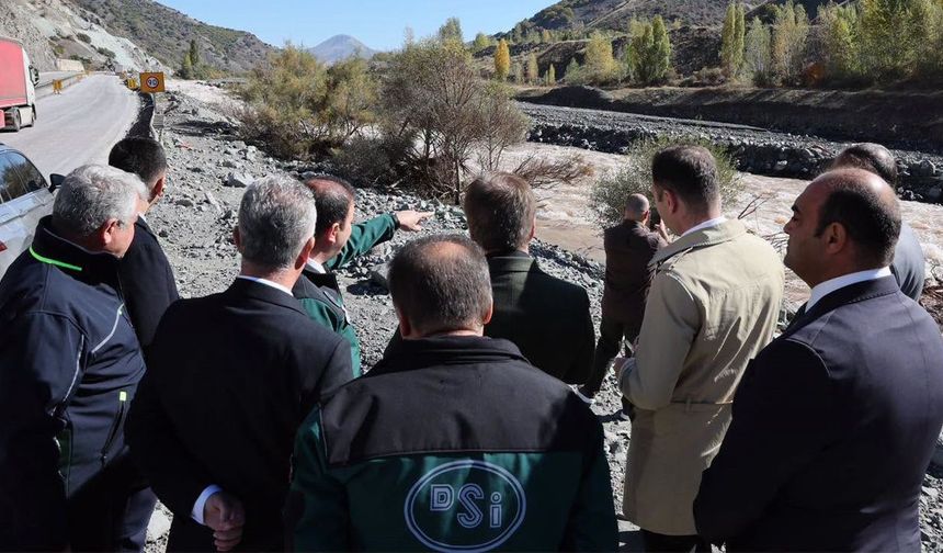 Vali Aydoğdu, Heyelan Bölgelerinde Çalışmaları Yerinde İnceledi