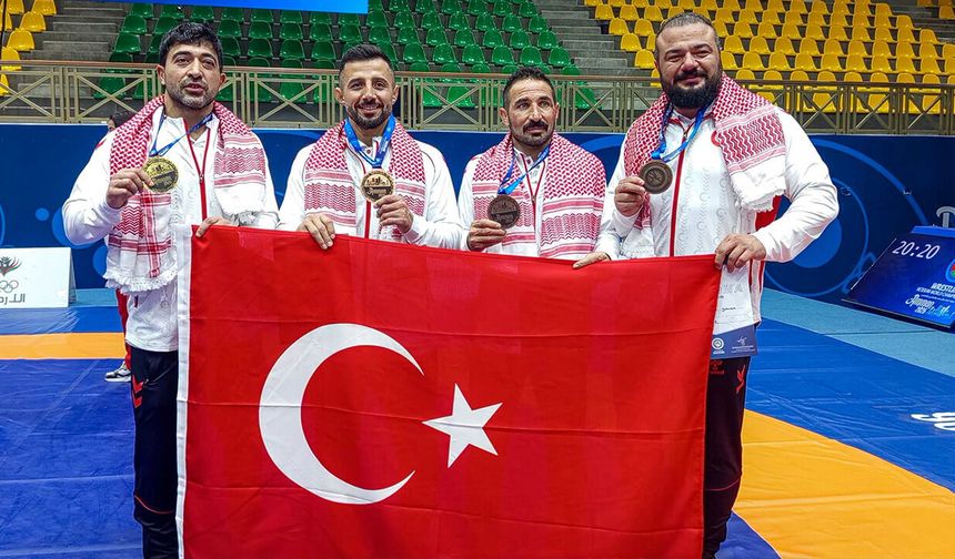 Veteran Güreşçilerden Dünya Şampiyonasında 4 Madalya