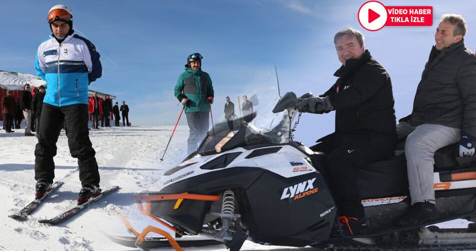 Ergan Dağı Kayak Merkezi 2. Etabının Açılışı Yapıldı